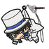 『名探偵コナン』怪盗キッド つままれストラップ Ver.2.0